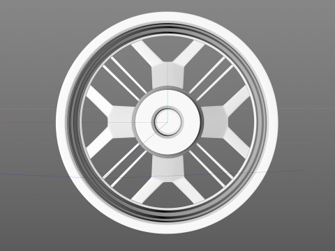 Polestar 6 wheel 3D 모델