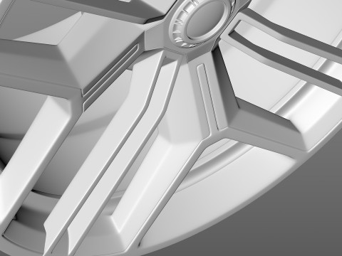 Polestar 6 wheel 3D 모델