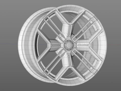 Polestar 6 wheel 3D Model