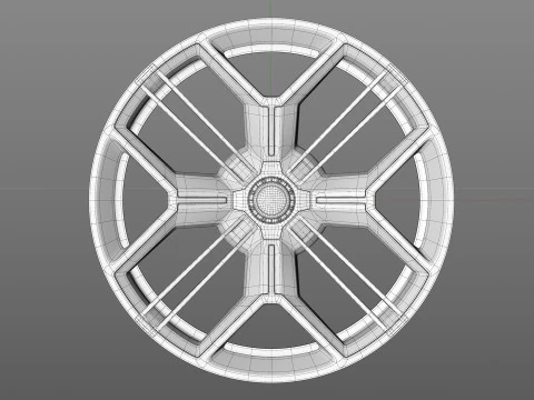 Polestar 6 wheel 3D Model