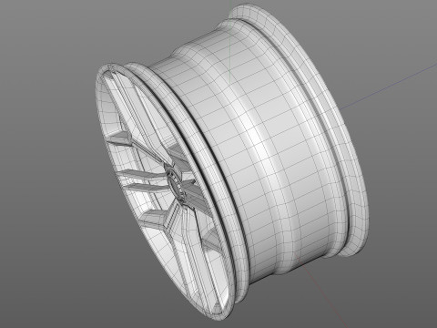 Polestar 6 wheel 3D 모델
