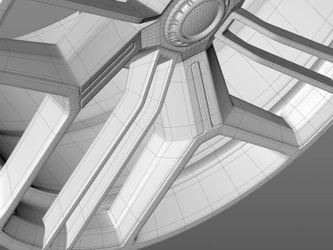 Polestar 6 wheel 3D Model