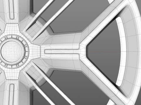 Polestar 6 wheel 3D 모델