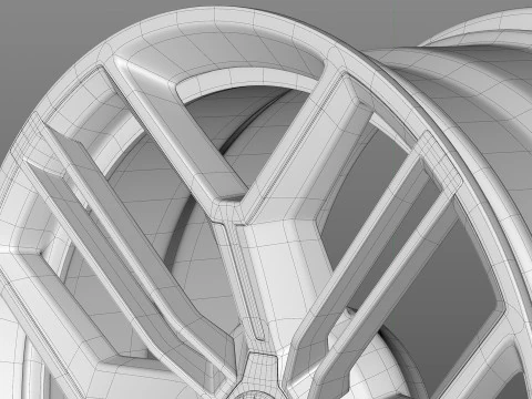Polestar 6 wheel 3D Model