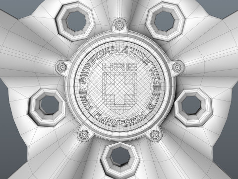 HRE 105 Modello 3D