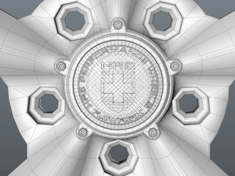 HRE 105 3D Model