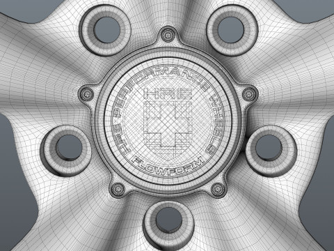 HRE 105 Modello 3D