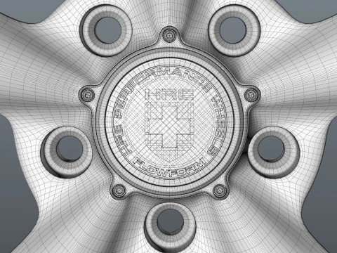 HRE 105 3D Model
