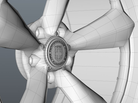 HRE 105 Modello 3D
