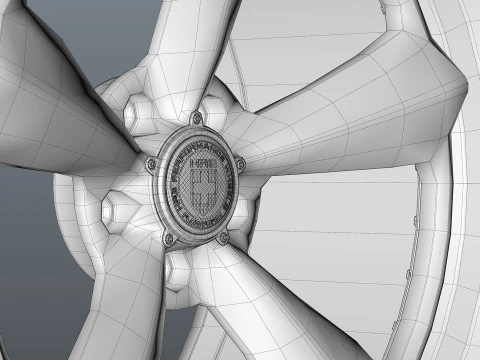 HRE 105 3D Model