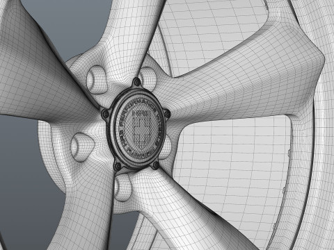 HRE 105 Modello 3D