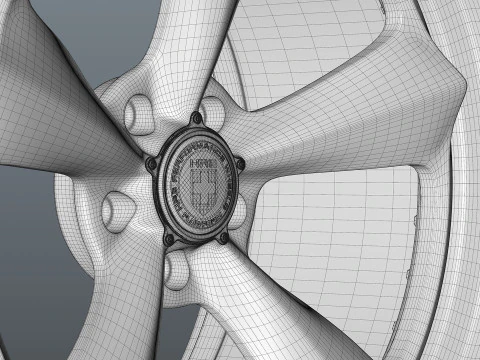 HRE 105 3D Model
