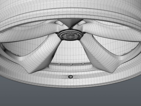 HRE 105 Modello 3D