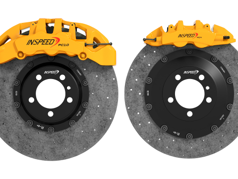 INSPEED Brake PC10 PC4 3D Model