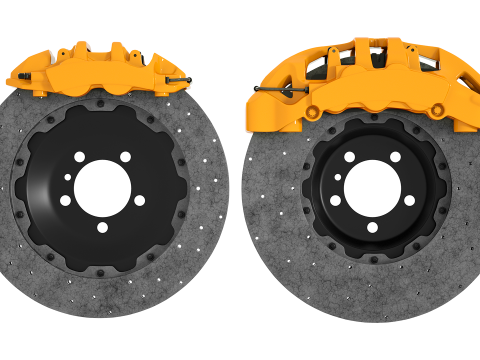 INSPEED Brake PC10 PC4 3D Model