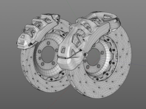 INSPEED Brake PC10 PC4 3D Model