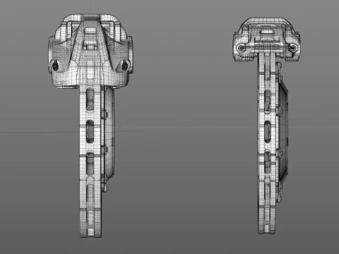 INSPEED 브레이크 PC10 PC4 3D 모델