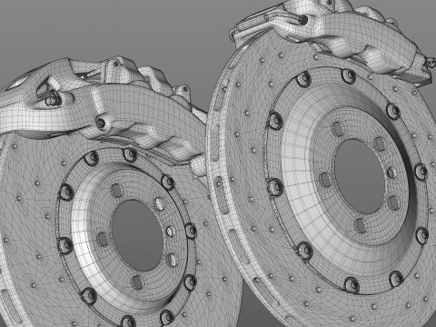 INSPEED Brake PC10 PC4 3D Model