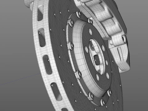 INSPEED 브레이크 PC10 PC4 3D 모델