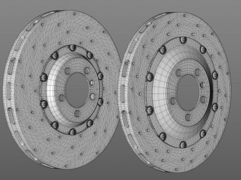 INSPEED Brake PC10 PC4 3D Model