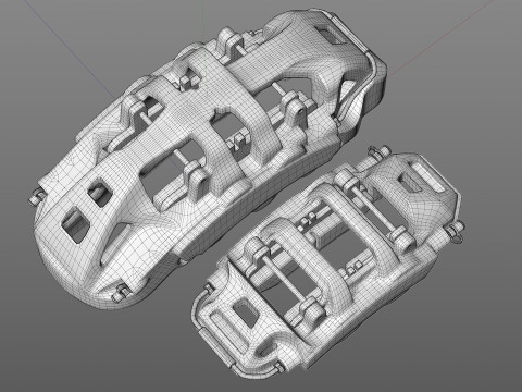 INSPEED Brake PC10 PC4 3D Model