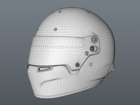 BELL RS7 PRO Helmet 3Dモデル