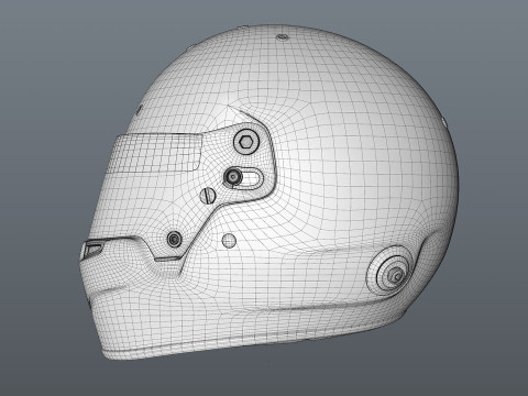 BELL RS7 PRO Helmet 3Dモデル