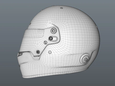 BELL RS7 PRO Helmet 3D Model