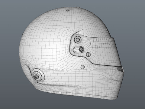 BELL RS7 PRO Helmet 3Dモデル