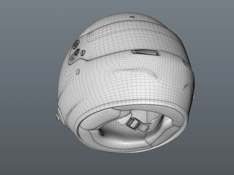 BELL RS7 PRO Helmet 3D Model
