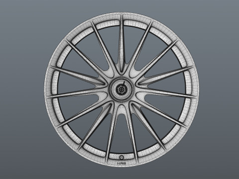 HRE SeriesP1 P103 center lock Model 3D
