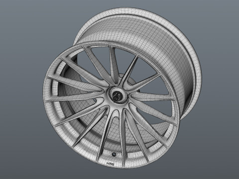 HRE SeriesP1 P103 center lock Model 3D