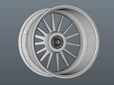 HRE SeriesP1 P103 center lock Model 3D