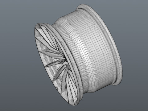 HRE SeriesP1 P103 center lock Model 3D