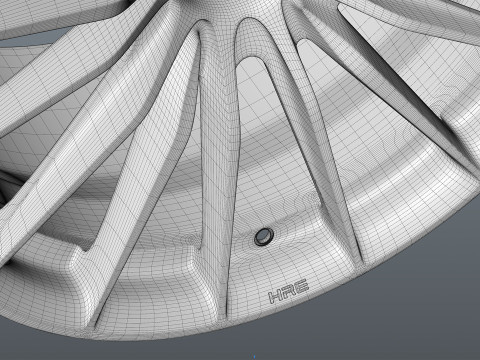 HRE SeriesP1 P103 center lock Model 3D