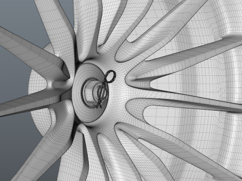 HRE SeriesP1 P103 center lock Model 3D