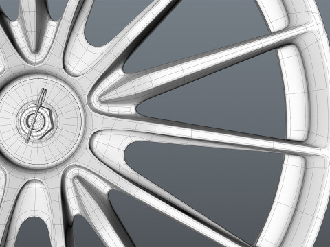HRE SeriesP1 P103 center lock Model 3D
