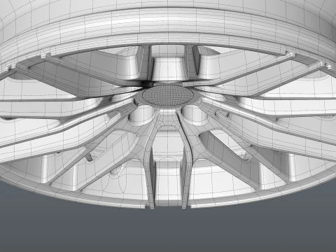 OZ RACING MSW 72 3D Model