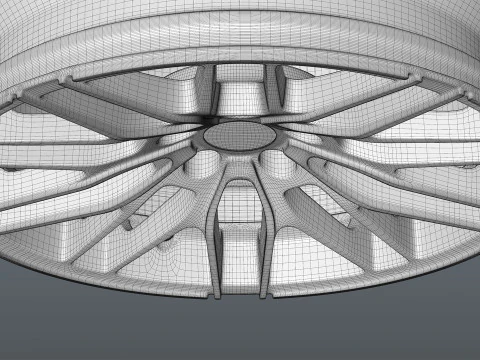 OZ RACING MSW 72 3D Model