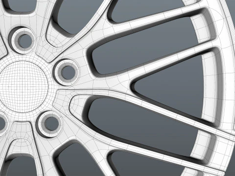 OZ RACING MSW 72 3D Model