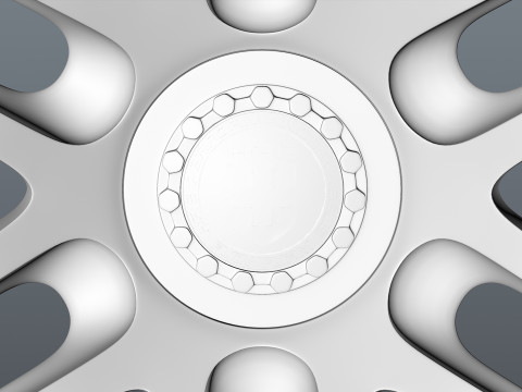 HRE SeriesP1 P106 center lock Model 3D