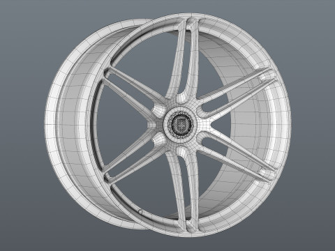 HRE SeriesP1 P106 center lock Model 3D