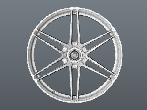 HRE SeriesP1 P106 center lock Model 3D
