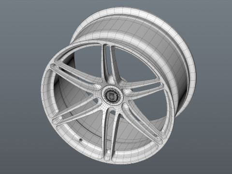 HRE SeriesP1 P106 center lock Model 3D