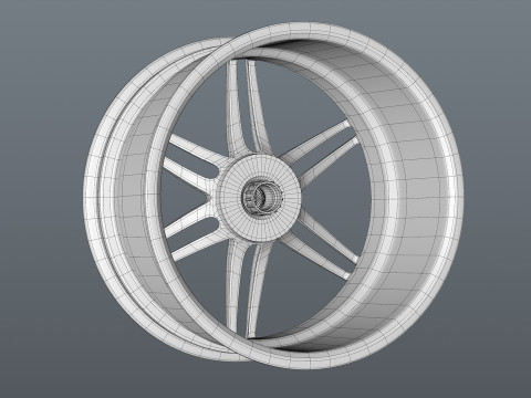 HRE SeriesP1 P106 center lock Model 3D