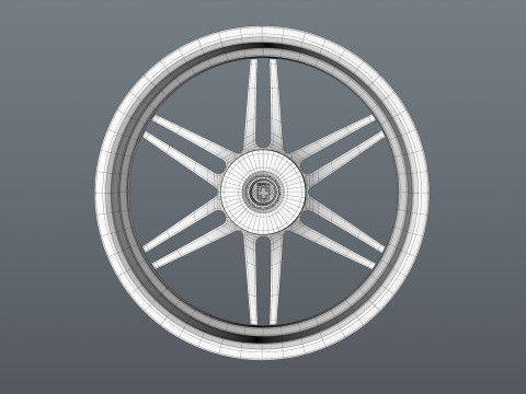 HRE SeriesP1 P106 center lock Model 3D