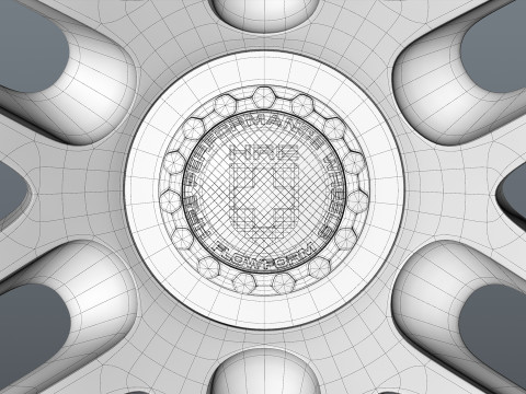 HRE SeriesP1 P106 center lock Model 3D