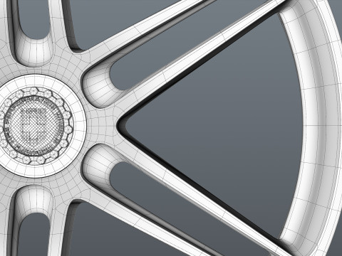 HRE SeriesP1 P106 center lock Model 3D