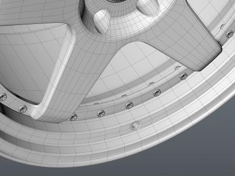 HRE SeriesC1 C105 3D Model