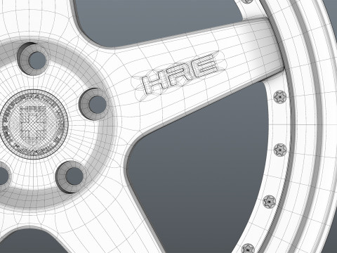 HRE SeriesC1 C105 3D Model